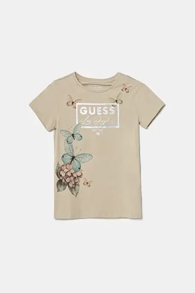 Dětské tričko Guess šedá barva, J5RI33 K6YW4