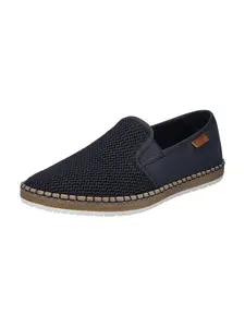 Rieker Espadrilky 'Namur'  tmavomodrá / hnedá