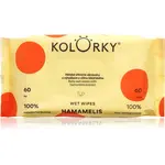 Kolorky Wet Wipes Hamamelis detské jemné vlhčené obrúsky 60 ks