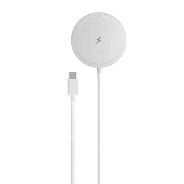 BlueStar Bezdrátová MagSafe nabíječka, 15 W, bílá
