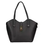 Dámská kožená kabelka Italia Bella - černá