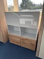 Komoda IPM 1/0 - Bílá / dub wotan