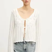 Kardigan Hollister Co. dámský, béžová barva, KI350-5239