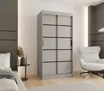 Šatní skříň Abi Rubino V1 Rozměry: 250 cm, Barva korpusu + barva dveří: Kašmír