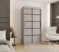 Šatní skříň Abi Rubino V1 Rozměry: 250 cm, Barva korpusu + barva dveří: Kašmír