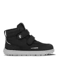 Dětské zimní barefoot boty Be Lenka Zippu Junior - Black & Grey