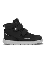 Dětské zimní barefoot boty Be Lenka Zippu Junior - Black & Grey