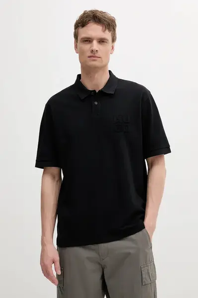 HUGO Bavlněné polo tričko HUGO