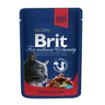 BRIT Premium Cat kapsa with Beef Stew & Peas 100 g