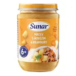 SUNAR Příkrm mrkev s hovězím a bramorem 6m+ 190 g