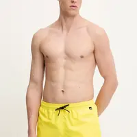Plavkové šortky EA7 Emporio Armani žlutá barva, AF13019.7M000510