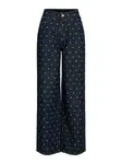 VILA Džínsy 'VIFREYA'  tmavomodrá / modrá denim