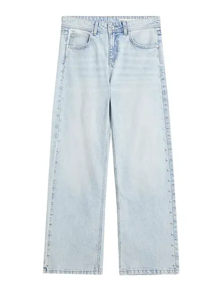 Bershka Džínsy  modrá denim
