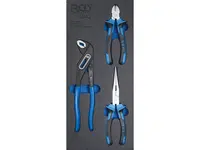 BGS Technic BGS 4042 Sada 3 kleští - sika, štípací, telefonní
