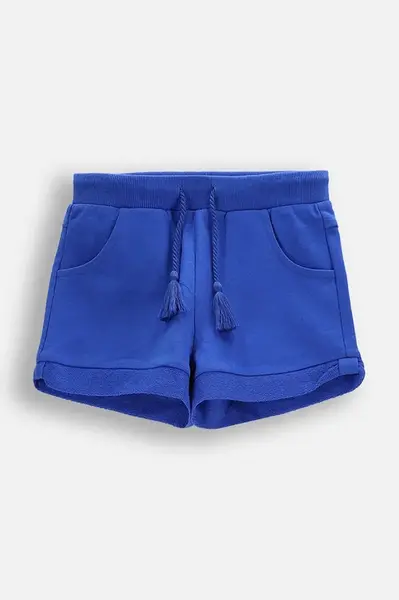 Kraťasy Coccodrillo modrá barva, nastavitelný pas, FLOWER PARADISE GIRL KIDS