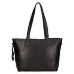 Dámska kožená kabelka Justified Diana - čierna