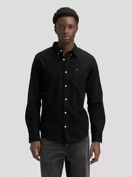 Pánská košile LEE BUTTON DOWN BLACK 112376555 Velikost: S