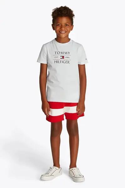 Dětské bavlněné tričko Tommy Hilfiger