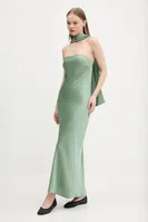 Šaty Abercrombie & Fitch zelená barva, maxi, KI159-5446