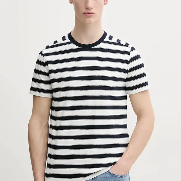 Bavlněné tričko Marc O'Polo bílá barva, 522214551220