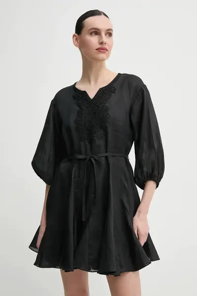 Lněné šaty ISABELLE BLANCHE