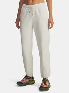 Dámské tepláky Under Armour Icon Terry Varsity Jogger-WHT - Dámské