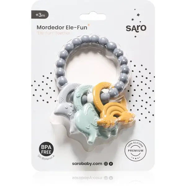 Saro Baby Ele-Fun kousátko Blue 1 ks