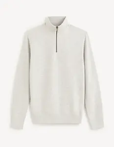 Celio Svetr Celim s límcem na zip - Pánské