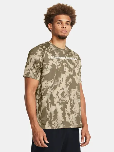 Under Armour Pánské tričko UA TECH ABC CAMO SS - Pánské