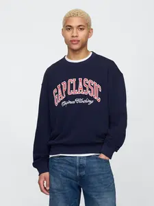 GAP Oversize mikina s logem - Pánské