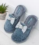 Dámske modré šľapky NS-247