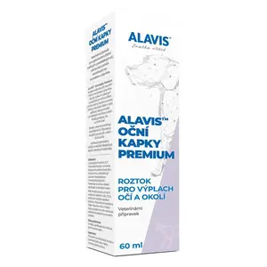 Alavis Oční kapky Premium pro výplach očí 60 ml
