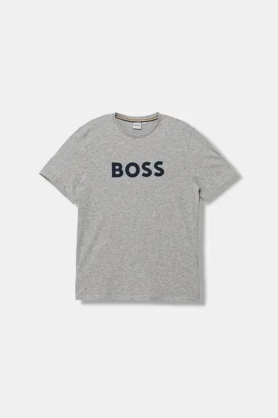 BOSS Dětské bavlněné tričko BOSS