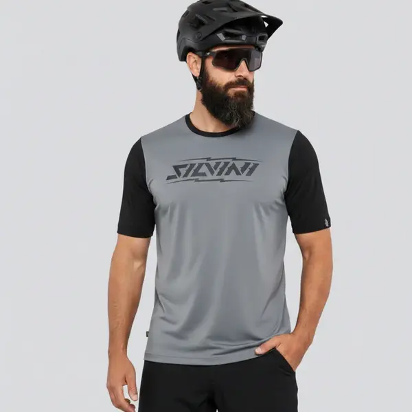 Pánský enduro dres silvini zinolo šedá/černá 3xl