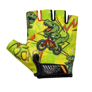 Dětské cyklo rukavice Etape Tiny zelená (dino) 3-4
