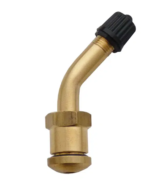 Ferdus Bezdušový ventil TR 618 AGRO, celková délka 50,5 mm, otvor v disku 16 mm Rozměr: délka 25+28 mm. otvor v disku 9.7 mm