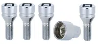 Ferdus Sada šroubů pro disky M14x1,5 kužel 60 stupňů, délka závitu 27 mm, klíč 17 / 19 Rozměr závitu: M14x1.5