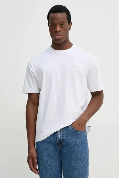 Bavlněné tričko BOSS Orange