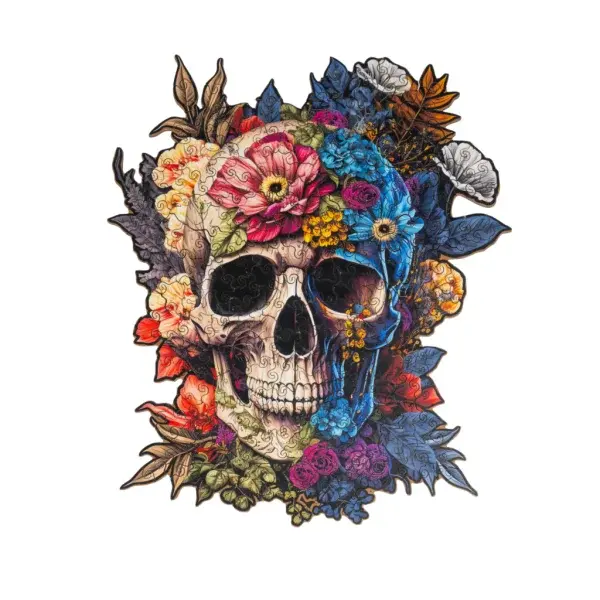 RECENTTOYS Dřevěné puzzle - Lebka