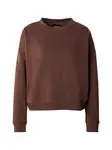 PIECES Mikina 'PCCHILLI'  tmavohnedá