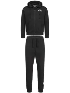 LONSDALE Joggingová súprava 'Lhanbryde'  čierna / biela