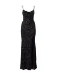 SWING Večerné šaty  čierna