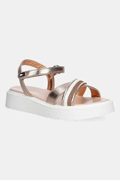 Dětské sandály Tommy Hilfiger růžová barva, T4A2-33800