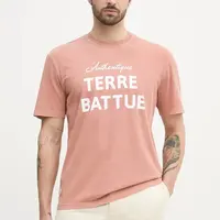 Bavlněné tričko Lacoste oranžová barva, s potiskem, TH0356
