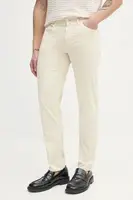 Kalhoty BOSS pánské, béžová barva, jednoduché, 50538370