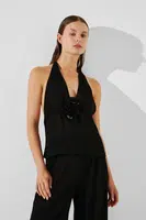 Top Karl Lagerfeld černá barva, A2W46007
