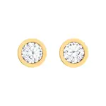 Preciosa Třpytivé pozlacené náušnice Gonia 7388Y00