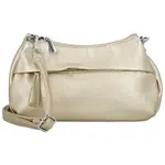Stylová dámská koženková crossbody kabelka Foppa, zlatá