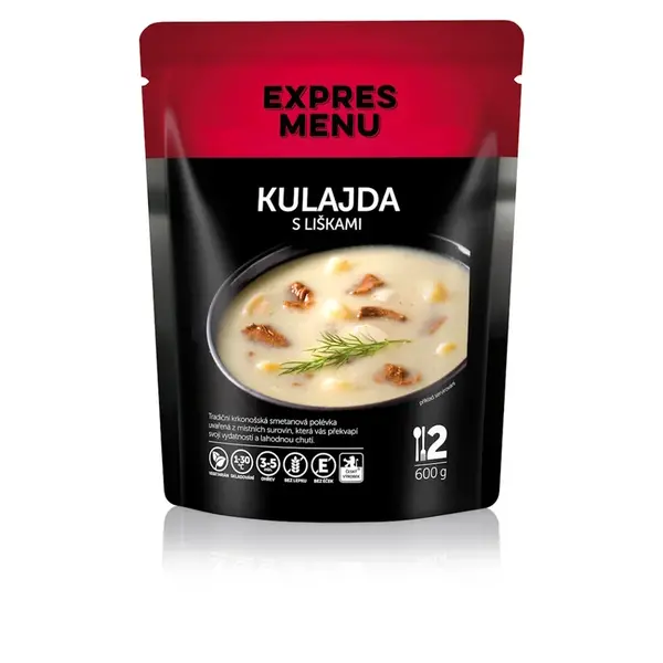 EXPRES MENU Kulajda s liškami bez lepku 2 porce