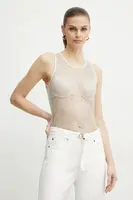 Halenka Marella SCOLI dámská, béžová barva, s aplikací, 2513941031200